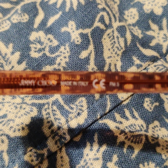 Jimmy Choo 🌞Navy Blue & copper glitter sunglasses - Picture 6 of 8